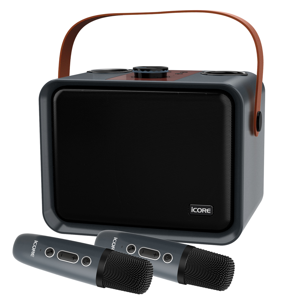 Icore Bộ Loa Karaoke ISM09 kèm 2 Micro