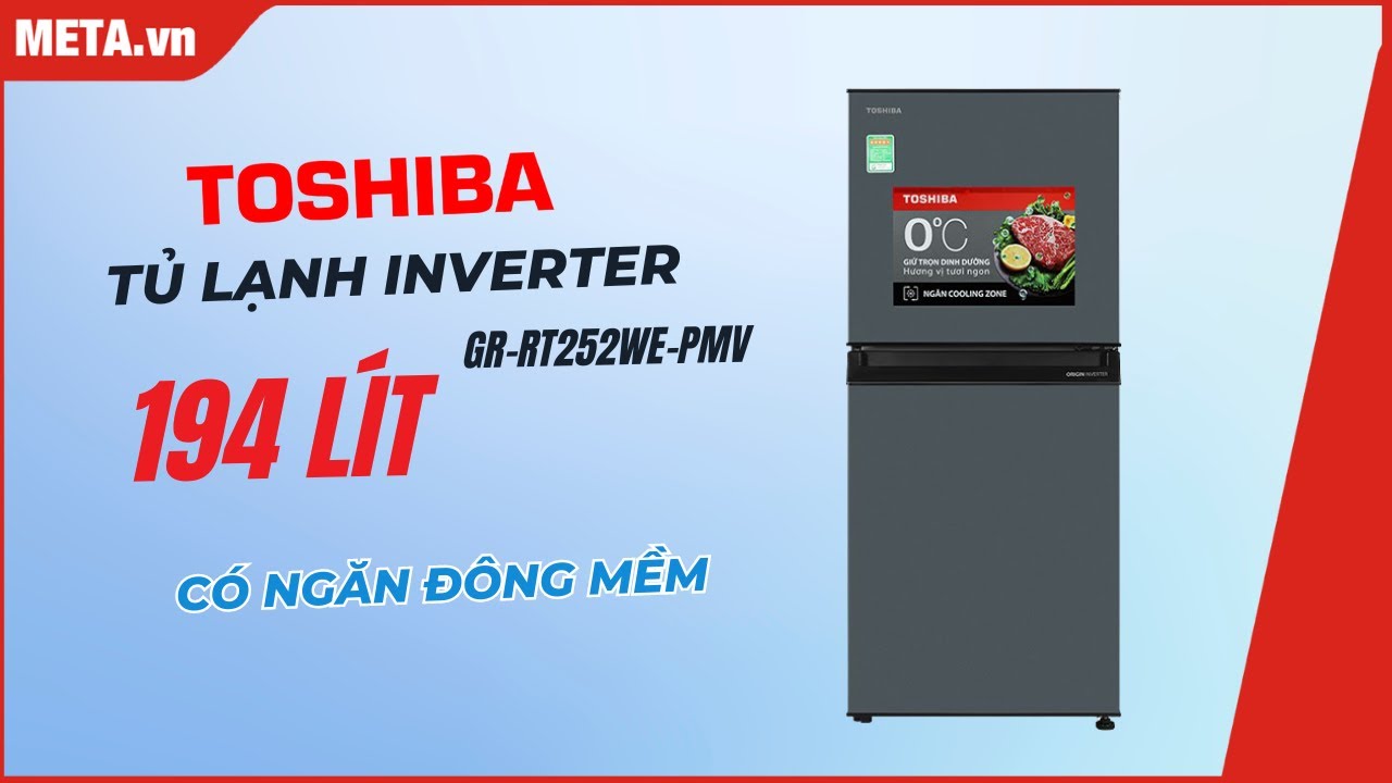 TỦ LẠNH TOSHIBA GR-RT252WE-PMV(52)