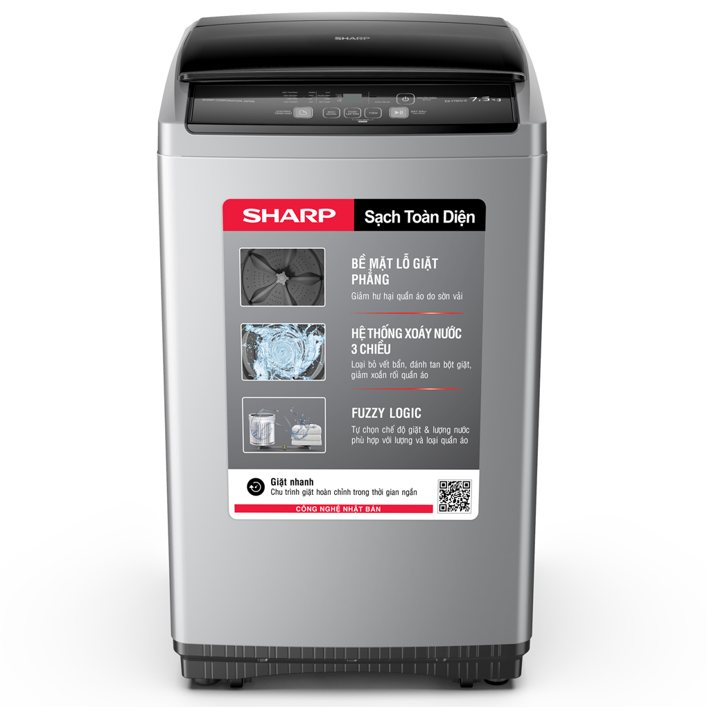 Sharp 7.5 Kg ES-Y75HV-S