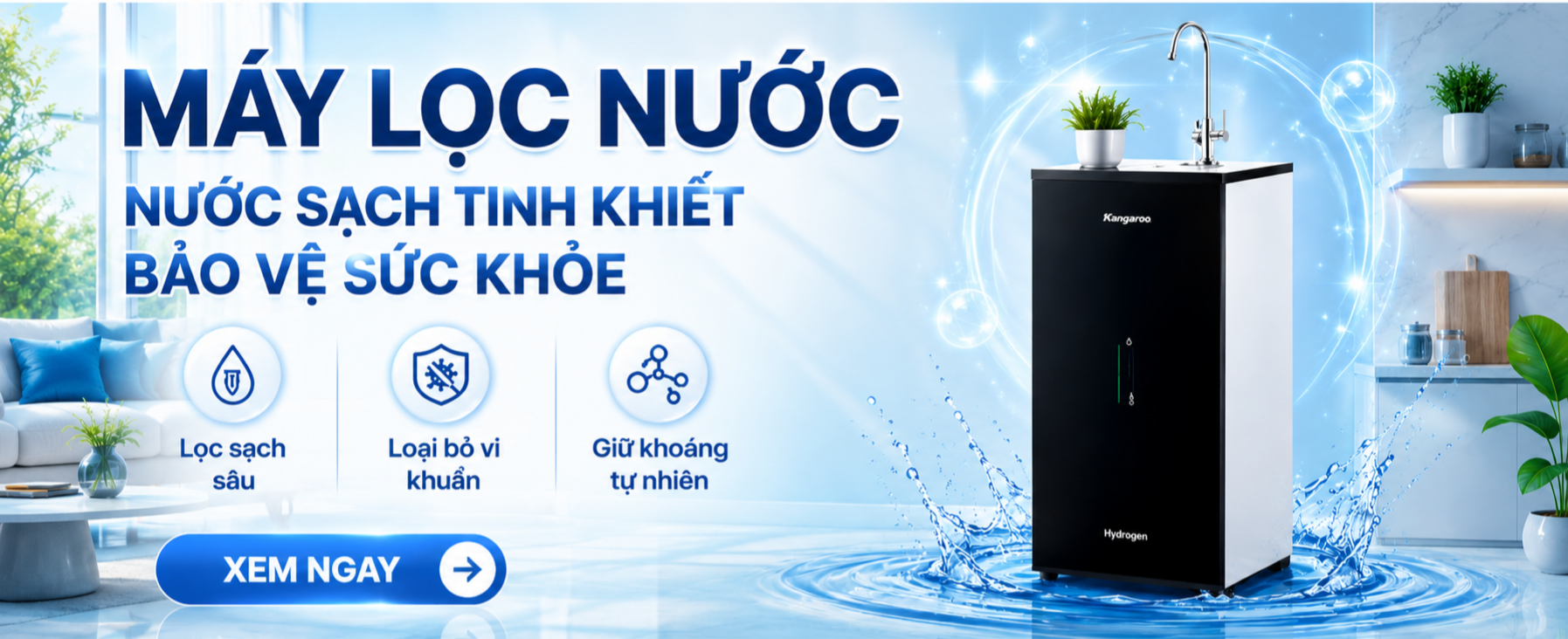 Máy lọc nước ion kiềm Panasonic